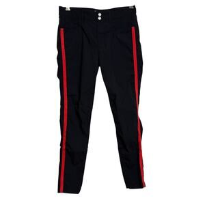 Anatomie Luisa Stripe Pants Womens Small Black Travel Stretch Lightweight 26"